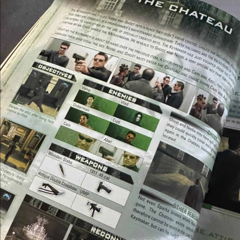 Enter the Matrix Official Strategy Guide - Green & Black Cover 2003